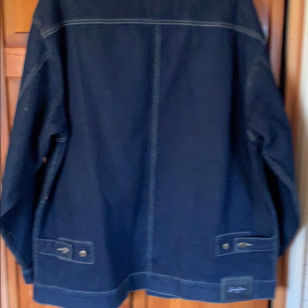 Sean John Jean Jacket Dark Blue NWOT Size XXL - Picture 5 of 6